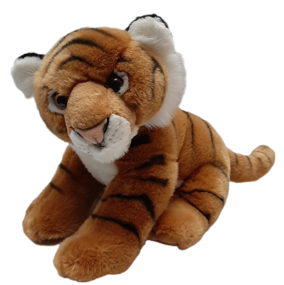 🍒 Miyoni Aurora Realistic Tiger Baby Cub Plush Soft Kids Toy